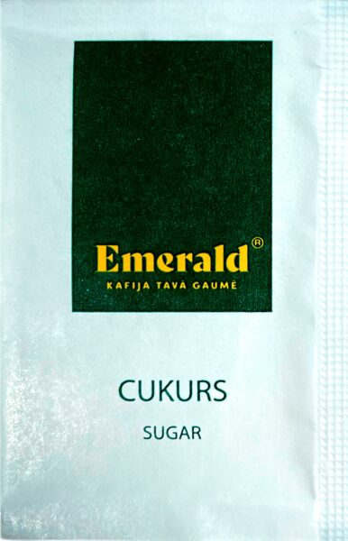 Baltais cukurs "Emerald"  4 g,   (1000 gab.)